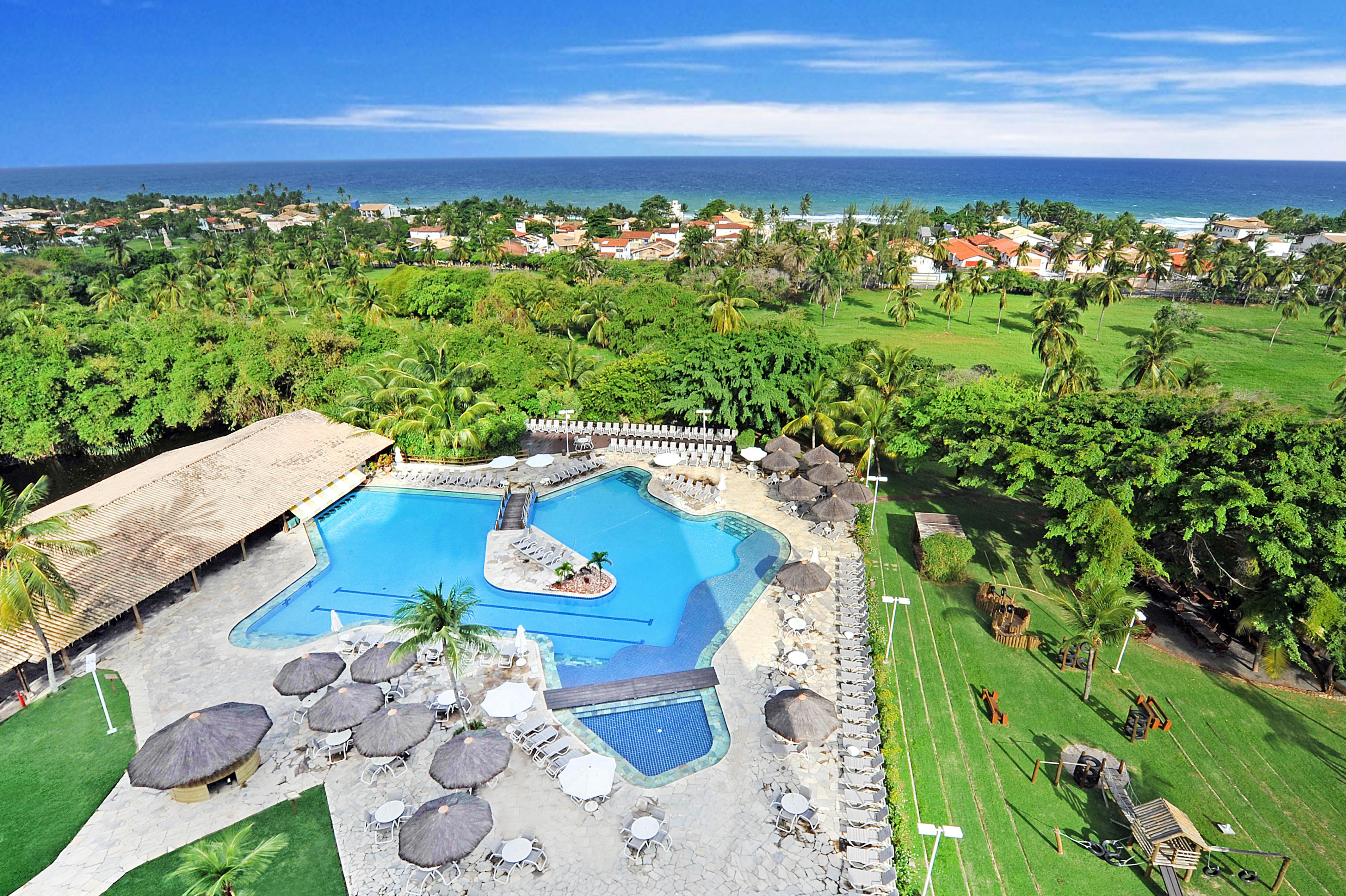 Hotel Deville Prime Salvador Luaran gambar Aerial view of the resort